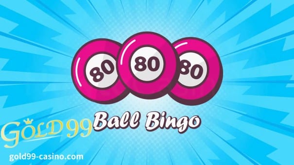 Sa 80-ball online bingo, ang mga card ay nahahati sa isang 4x4 na grid, na nag-iiwan ng isang bakanteng parisukat sa gitna ng card.